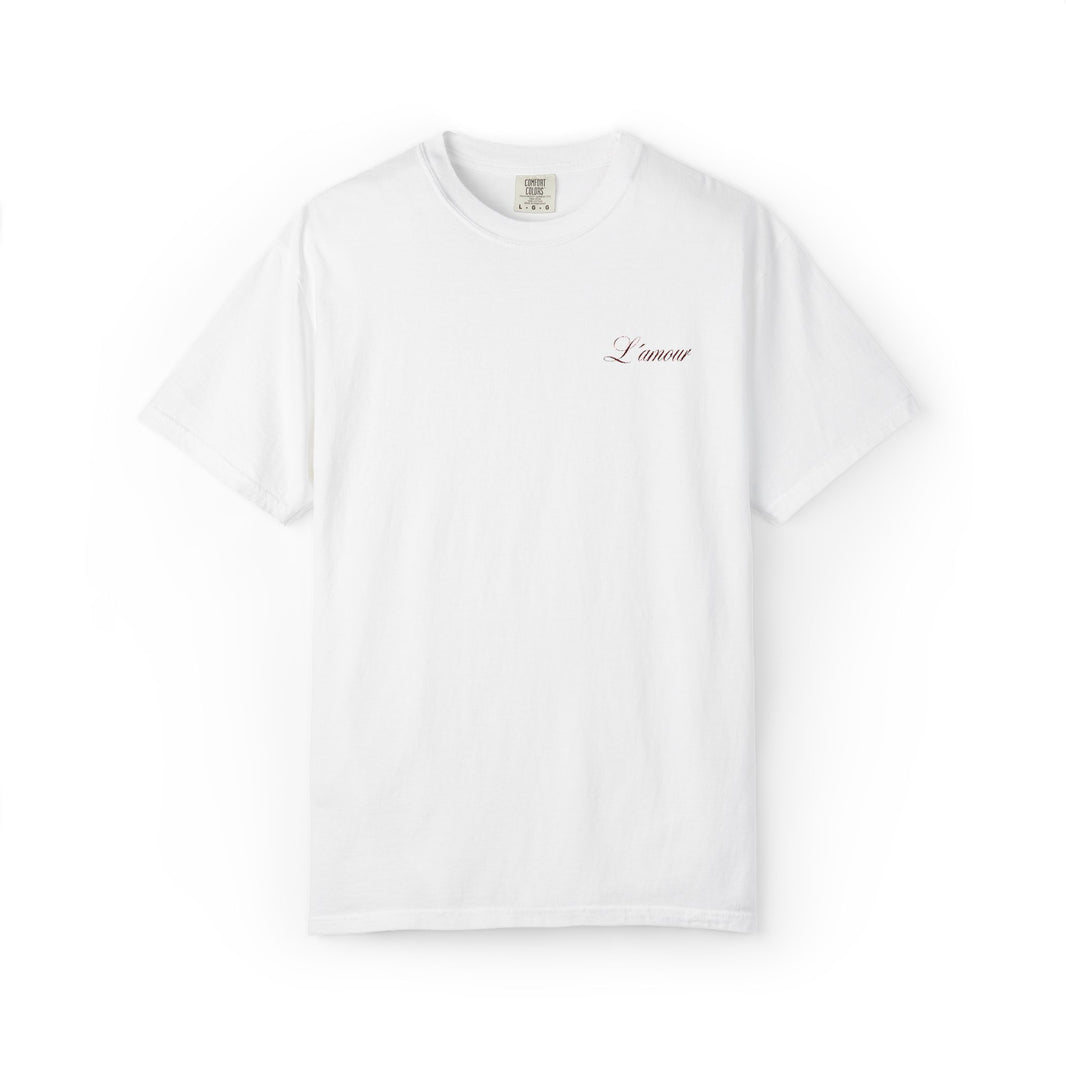Embroidered L'amour T-shirt