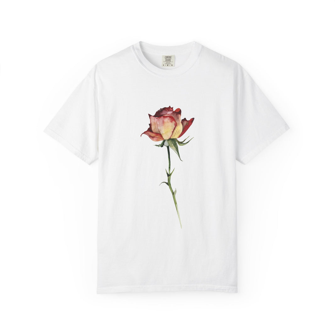 Faded Rose Tee – Vintage Feminine Graphic T-Shirt | Women of Venus