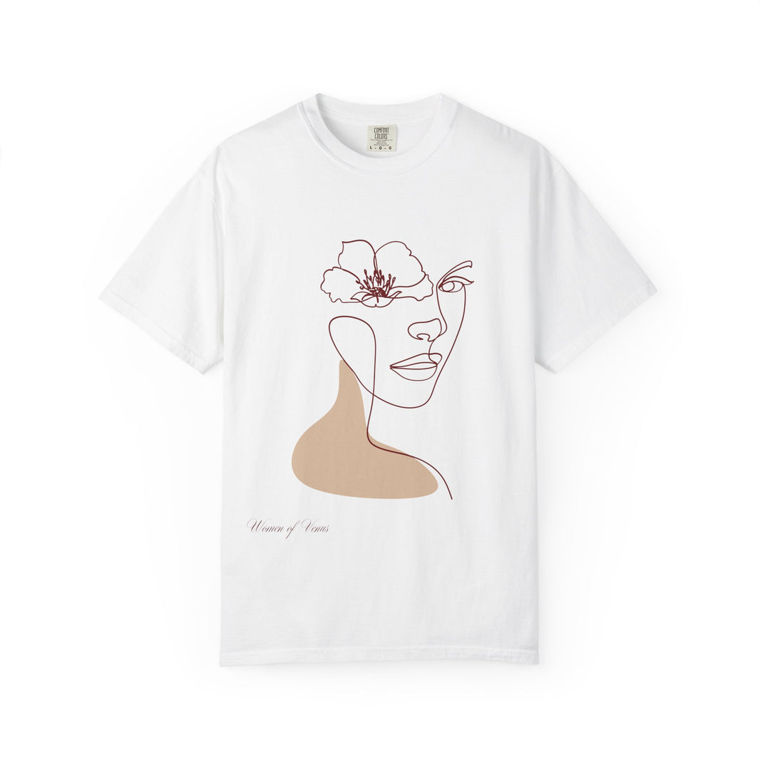 The Venus Tee – Minimalist Feminine Line Art T-Shirt
