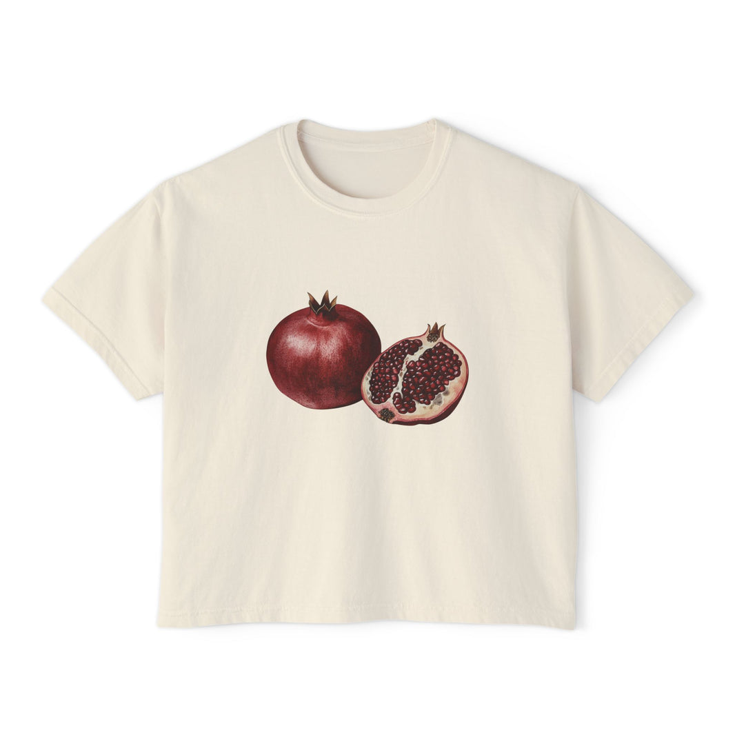 Pomegranate Boxy Tee
