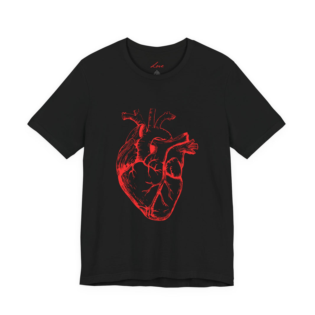 Anatomical heart Tee