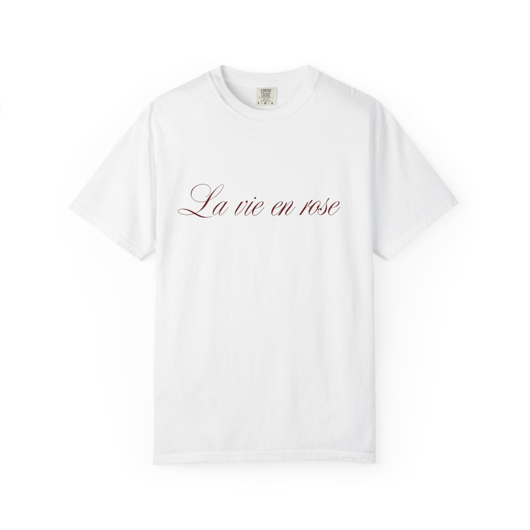 La Vie en Rose Tee Feminine Minimalism by Women of Venus