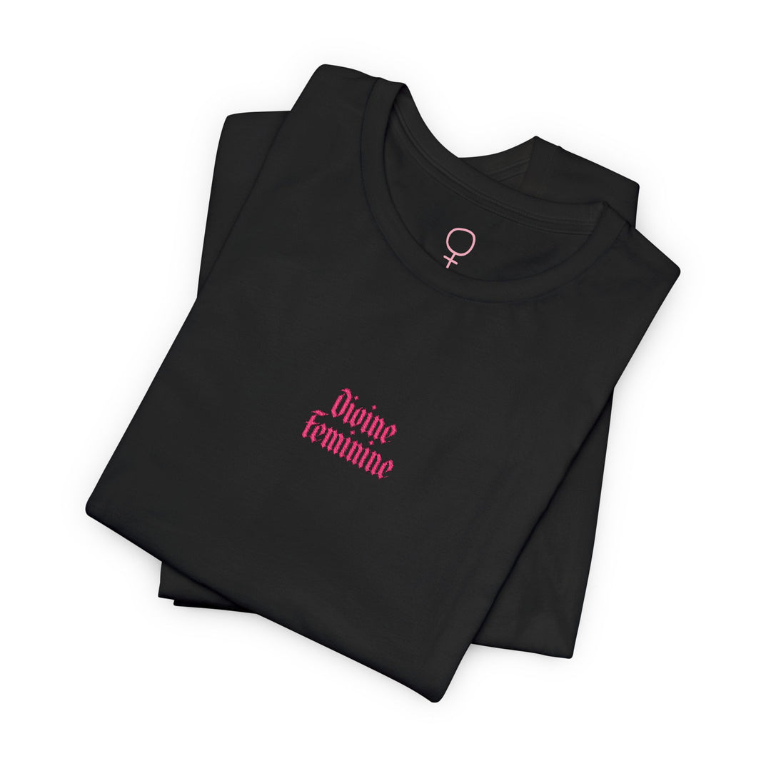 Embroidered Divine Feminine Tee