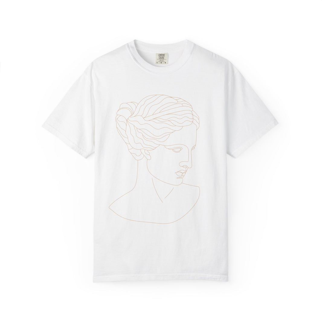 Goddess Line Art T-Shirt – Feminine Minimalist Graphic Tee