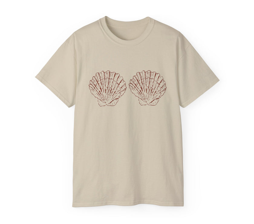 Unisex Cotton Tee - Aphrodite Divine Feminine Shell
