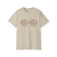 Unisex Cotton Tee - Aphrodite Divine Feminine Shell