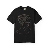 Goddess Line Art T-Shirt – Feminine Minimalist Graphic Tee