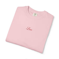 Embroidered Love t-shirt - 100% cotton