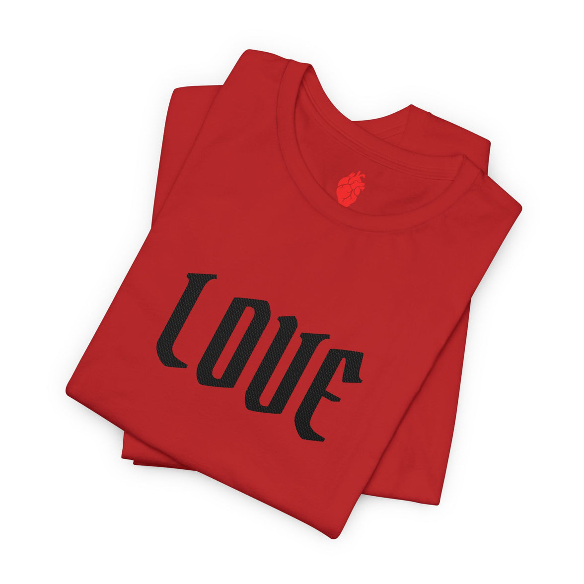 Embroidered LOVE Gothic Romantic  Tee