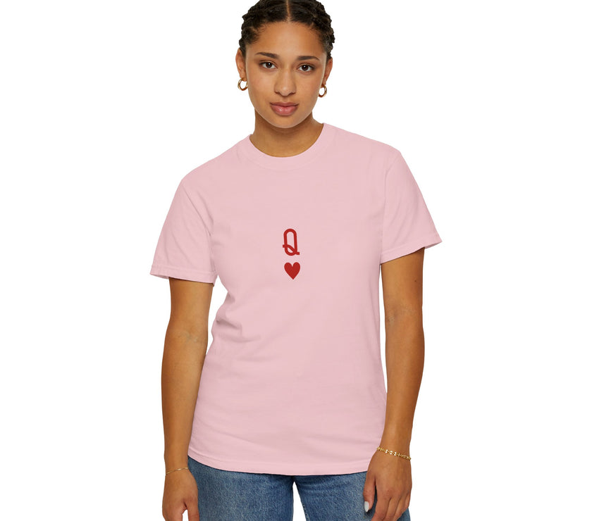 Queen of Hearts Tee — Minimalist Statement t-shirt