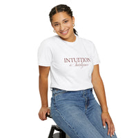 Intuition Is Intelligence Tee — Ivory Poetic Statement