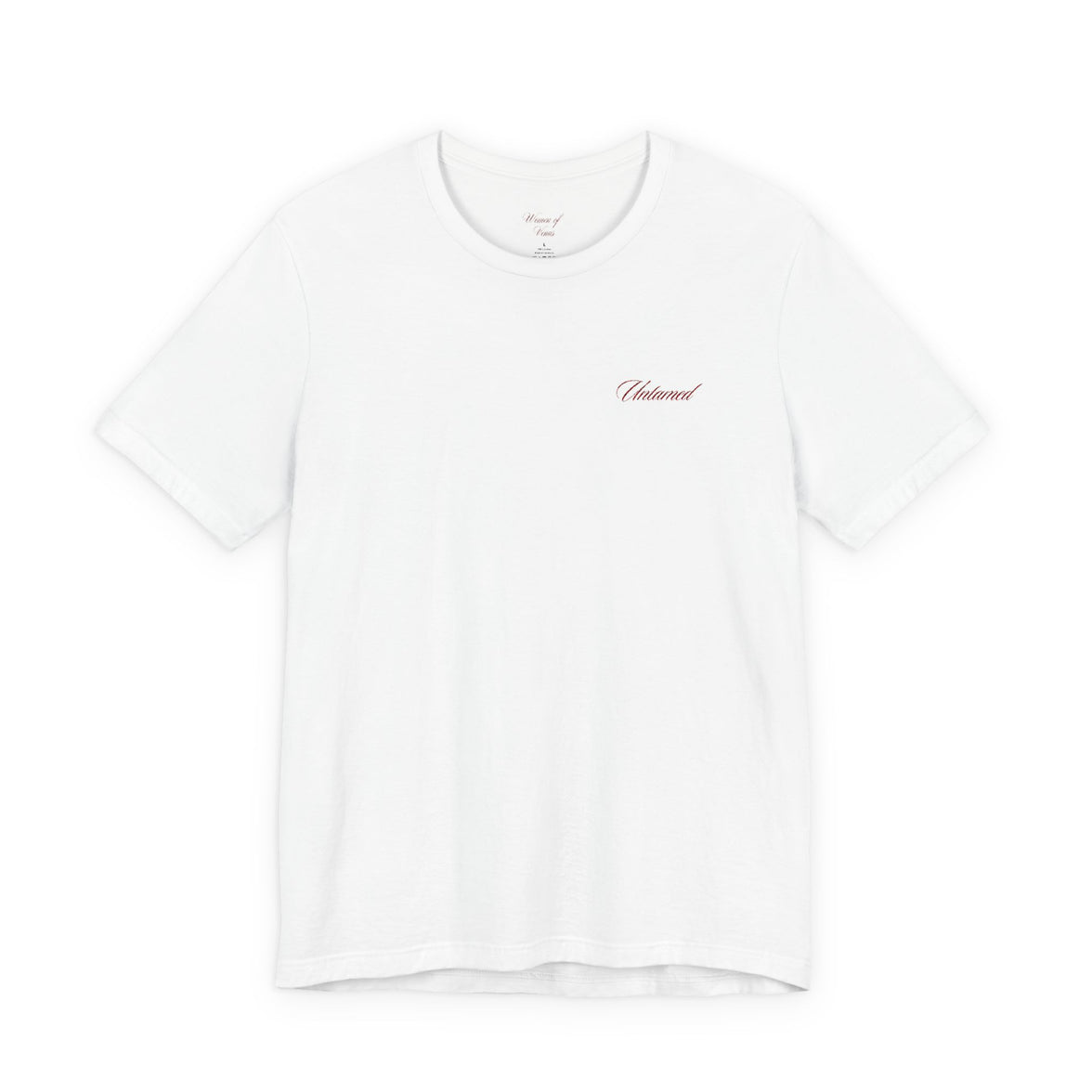 Embroidered "Untamed" Minimalist Tee