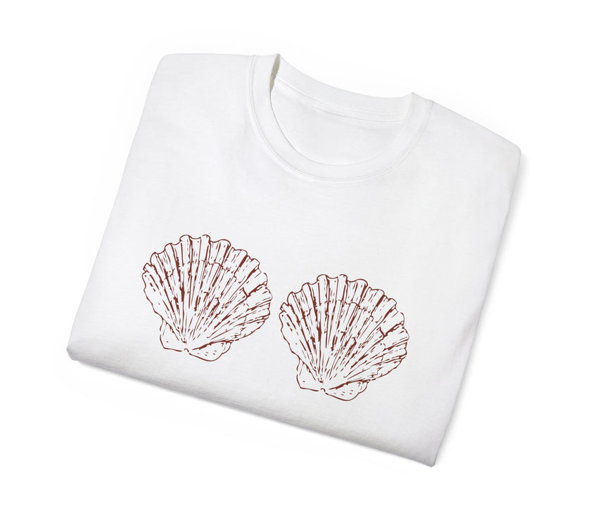Unisex Cotton Tee - Aphrodite Divine Feminine Shell