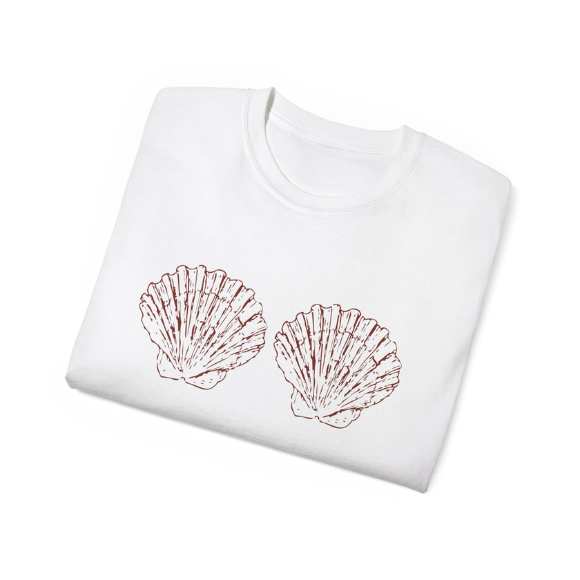 Unisex Cotton Tee - Aphrodite Divine Feminine Shell