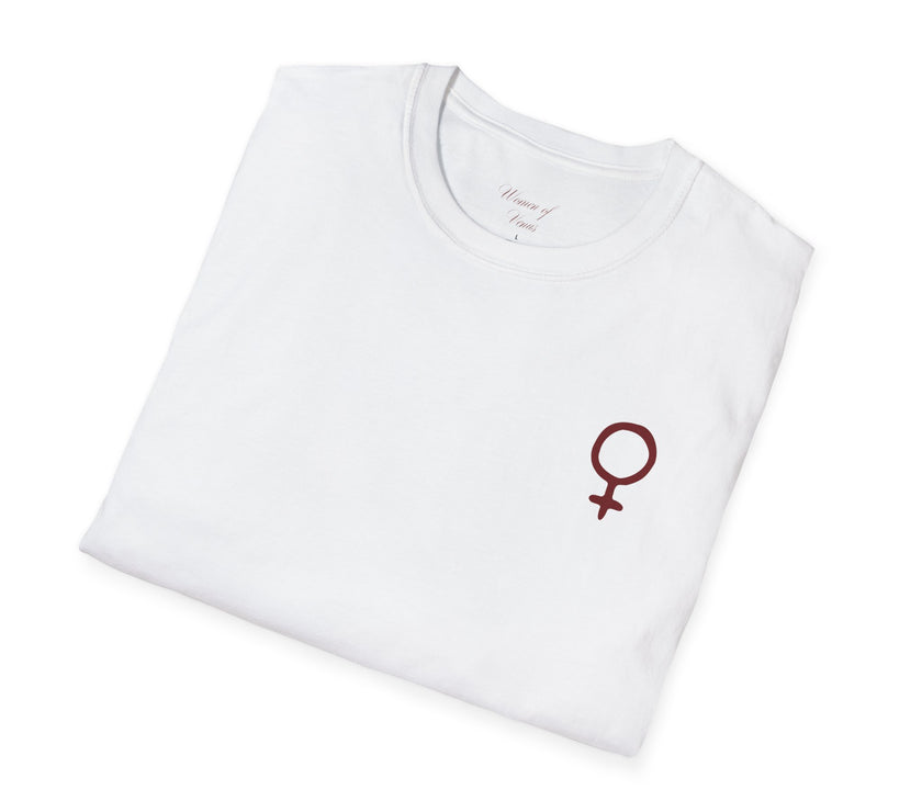 Minimal Female Symbol T-Shirt – Subtle Feminist Empowerment Tee
