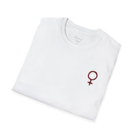 Minimal Female Symbol T-Shirt – Subtle Feminist Empowerment Tee
