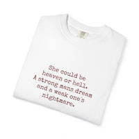 A Strong Man’s Dream T-Shirt – Feminine Power Quote Tee