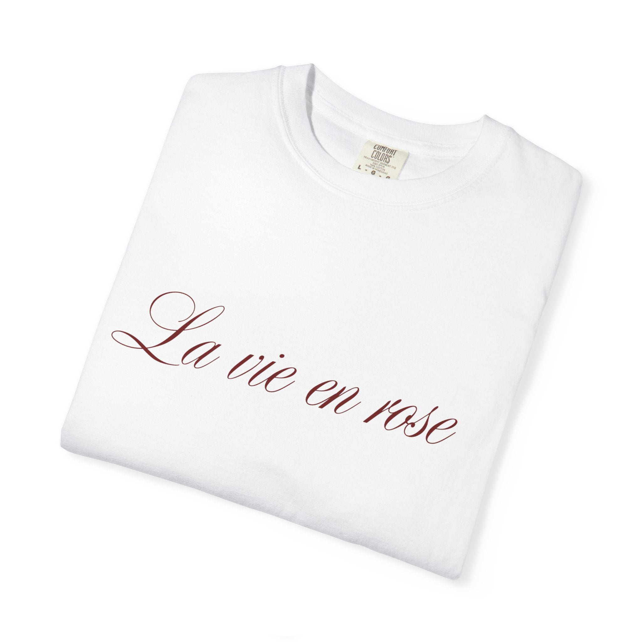 La Vie en Rose Tee  Feminine Minimalism by Women of Venus