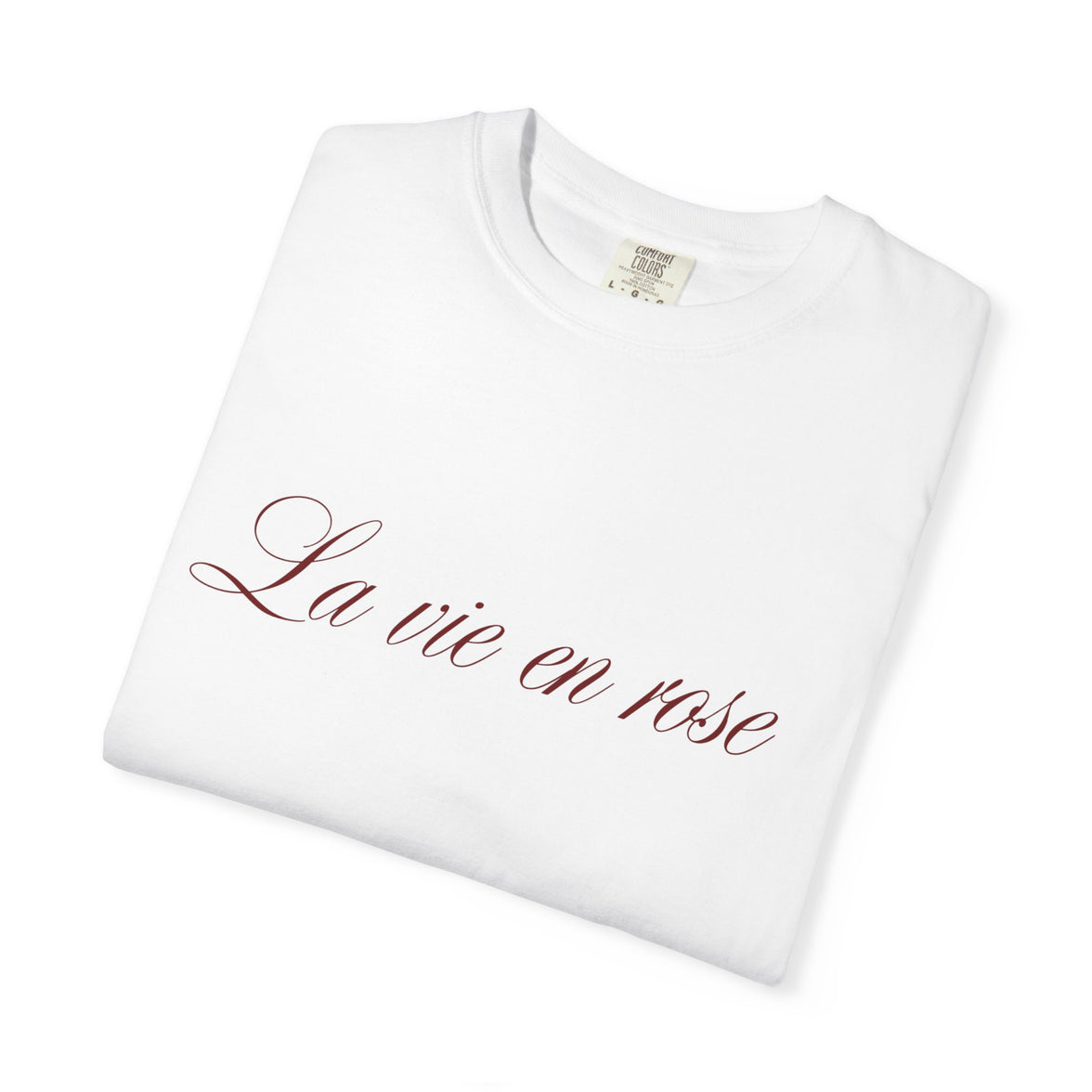 La Vie en Rose Tee  Feminine Minimalism by Women of Venus