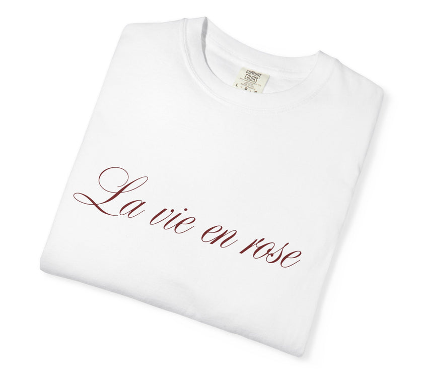 La Vie en Rose Tee  Feminine Minimalism by Women of Venus