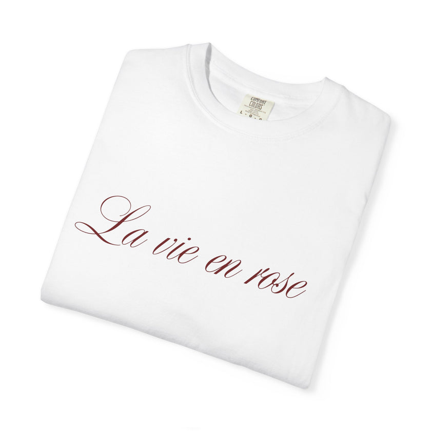La Vie en Rose Tee  Feminine Minimalism by Women of Venus