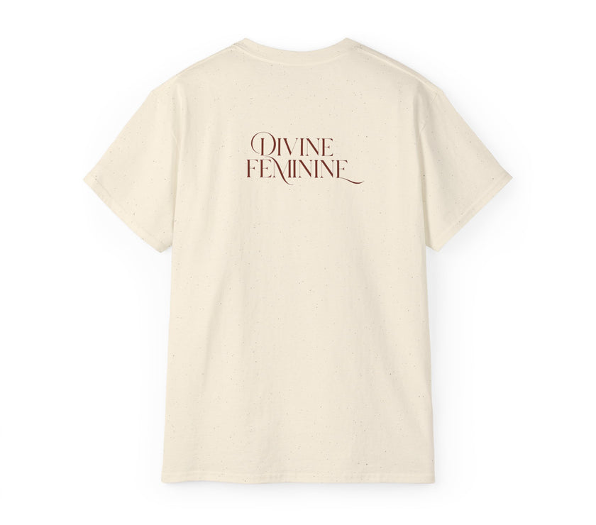 Unisex Cotton Tee - Aphrodite Divine Feminine Shell