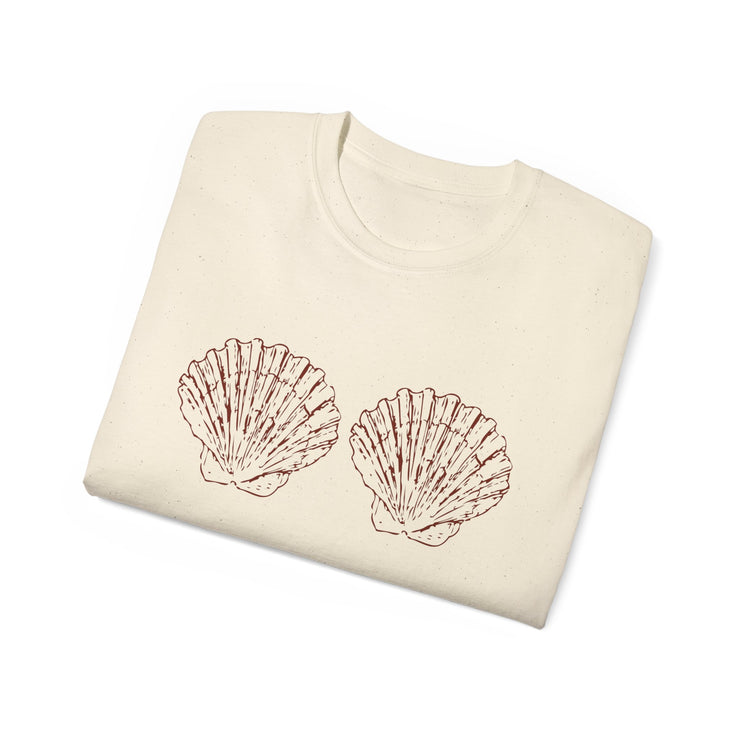 Unisex Cotton Tee - Aphrodite Divine Feminine Shell