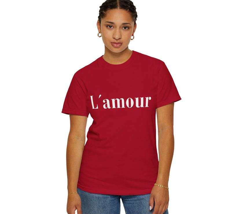 L’amour T-Shirt – French Minimalist  Cotton Tee
