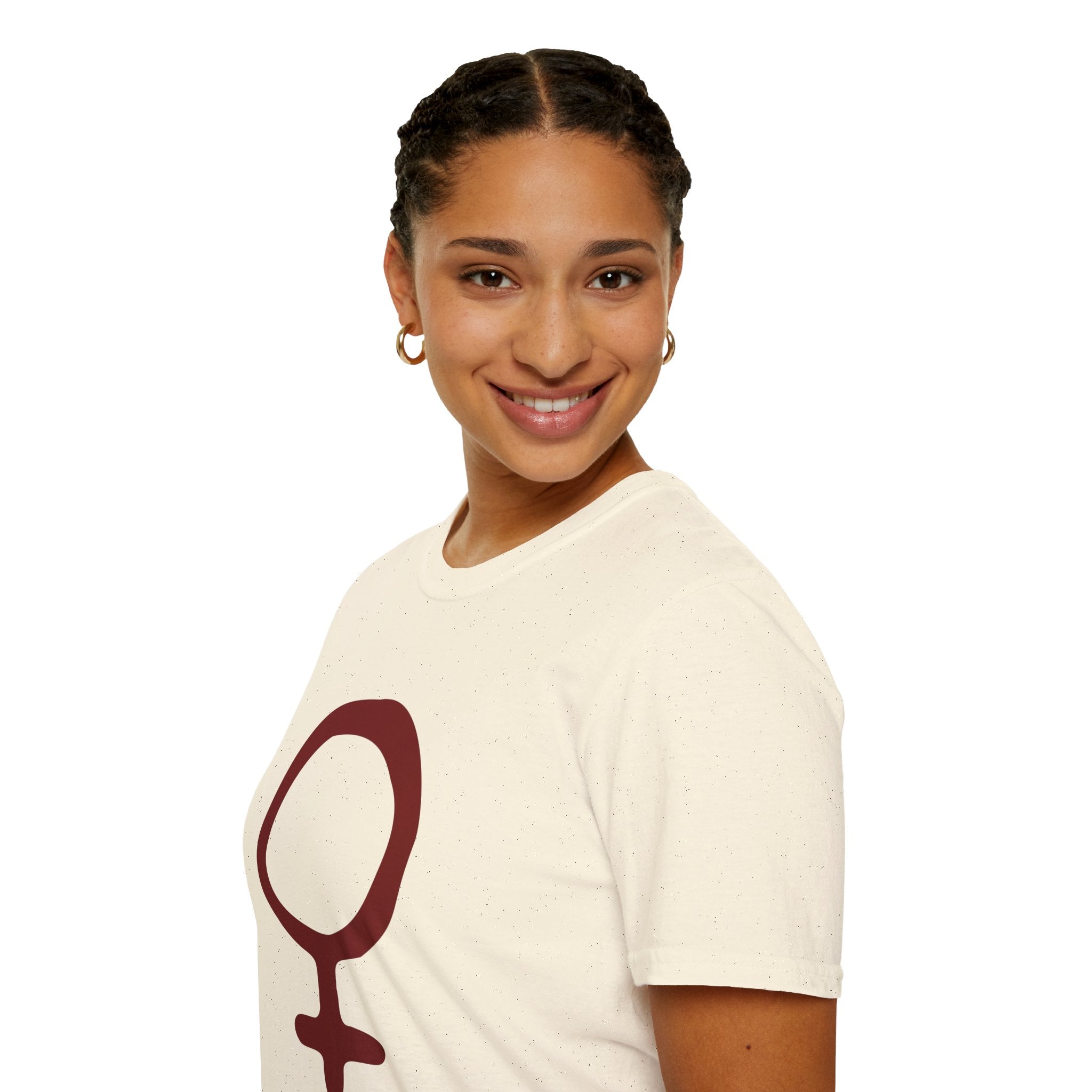 Feminine Symbol T-Shirt – Minimalist Women’s Empowerment Tee