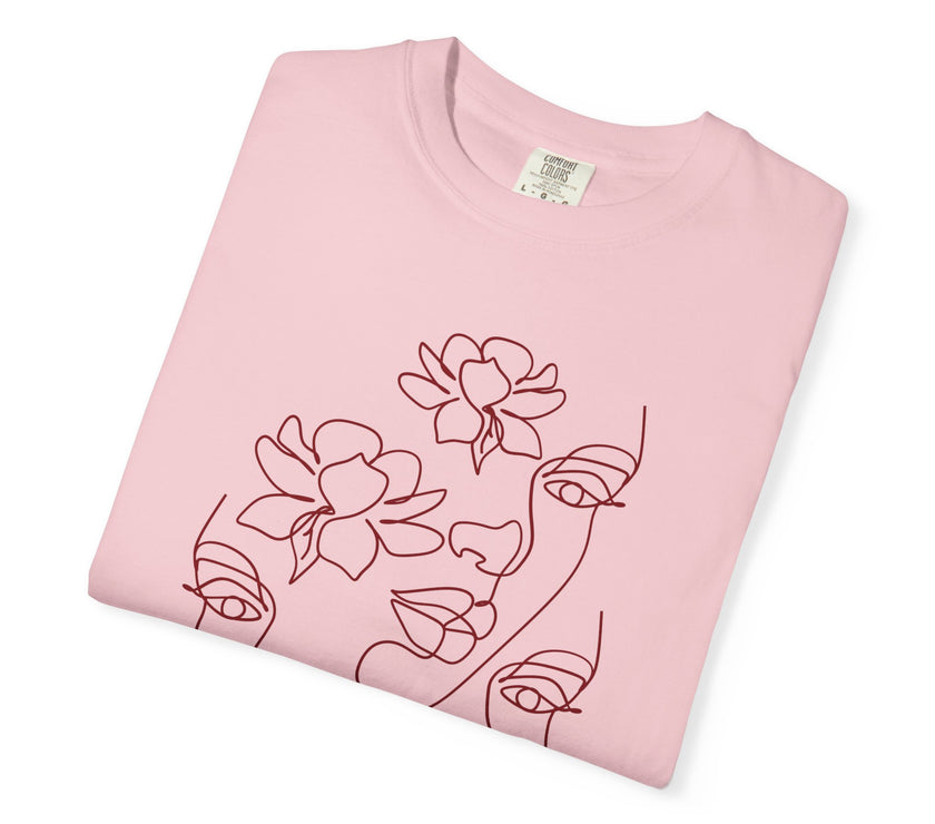 The Trinity Tee – Feminine Connection Line Art T-Shirt