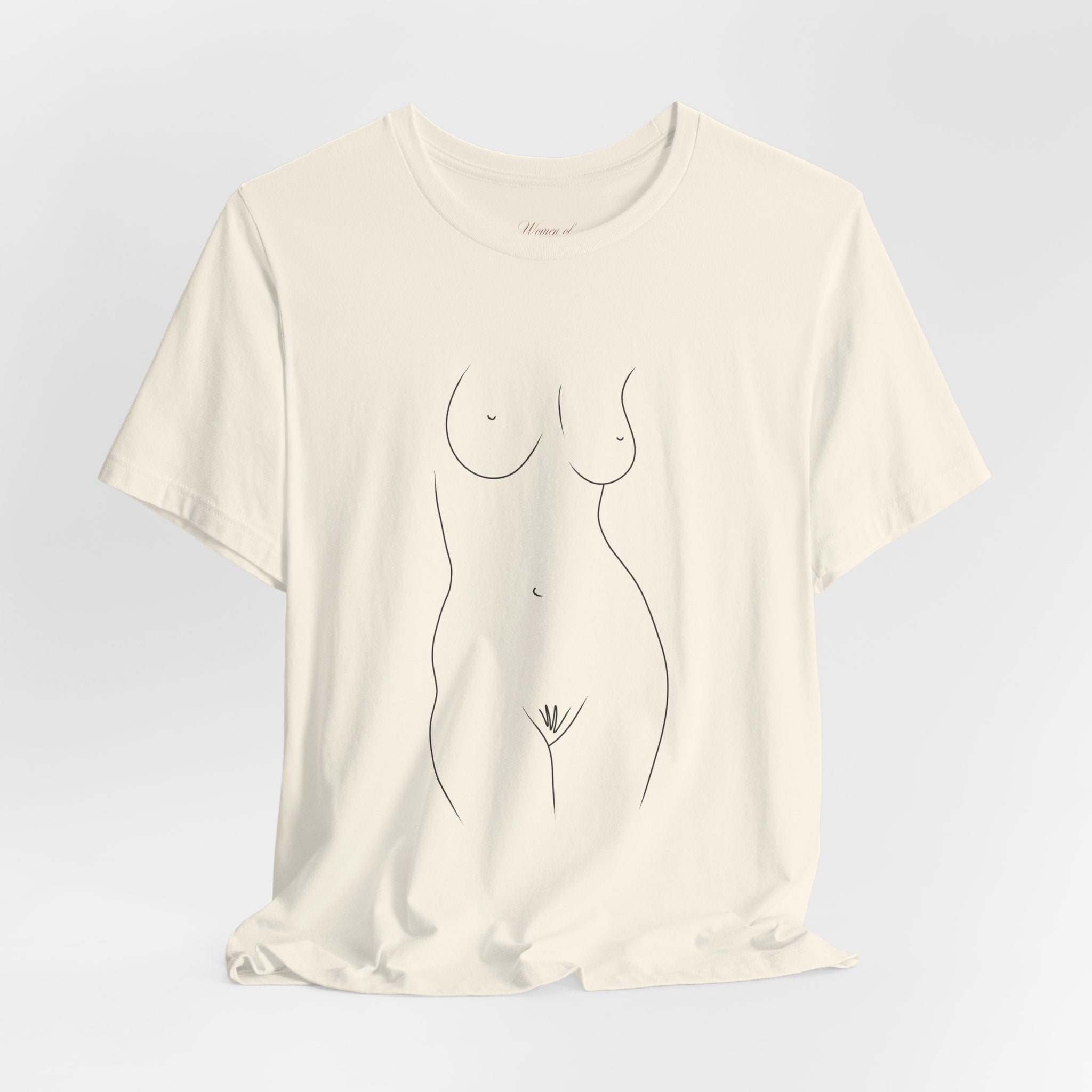 Nude Outline Graphic Tee