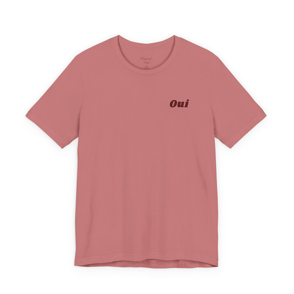 Embroidered Oui Tee