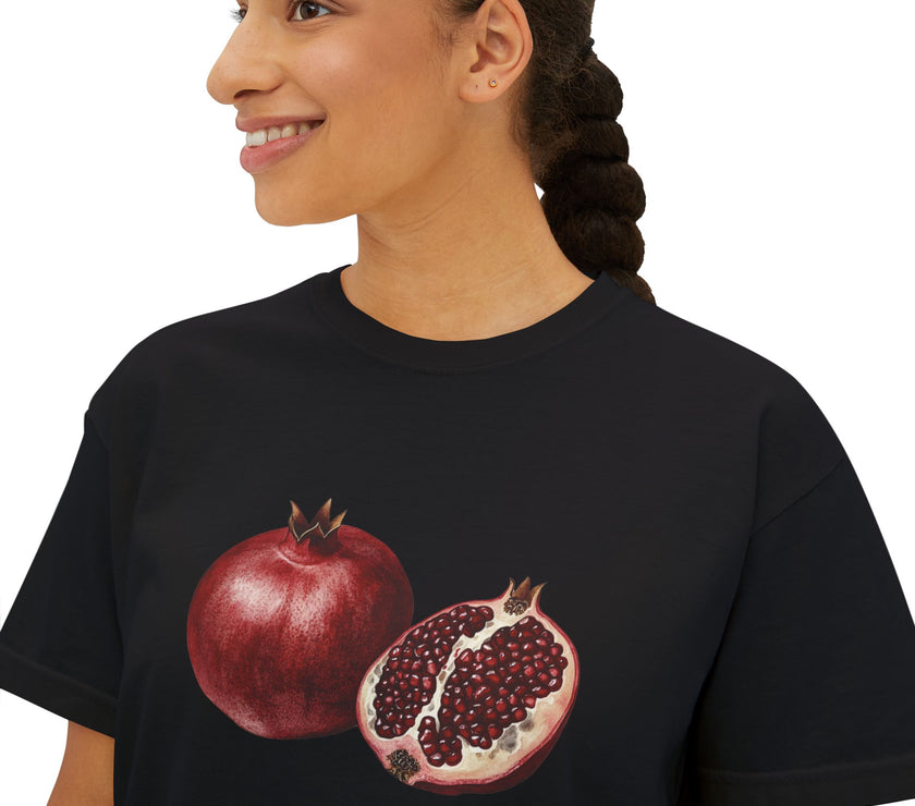 Pomegranate Boxy Tee