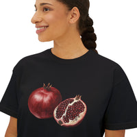 Pomegranate Boxy Tee