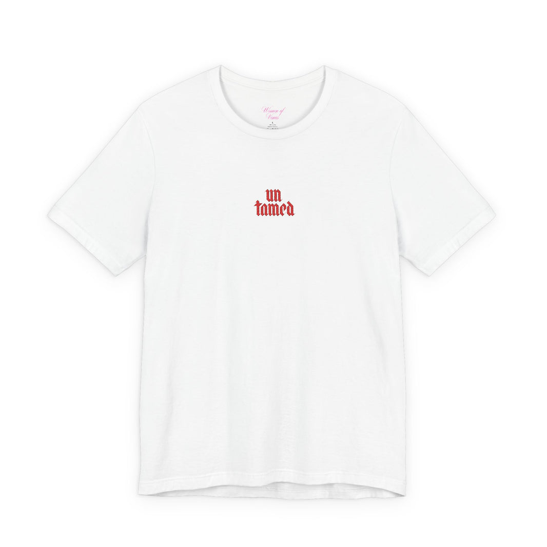Embroidered Un tamed Gothic Tee