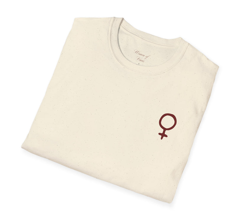 Minimal Female Symbol T-Shirt – Subtle Feminist Empowerment Tee