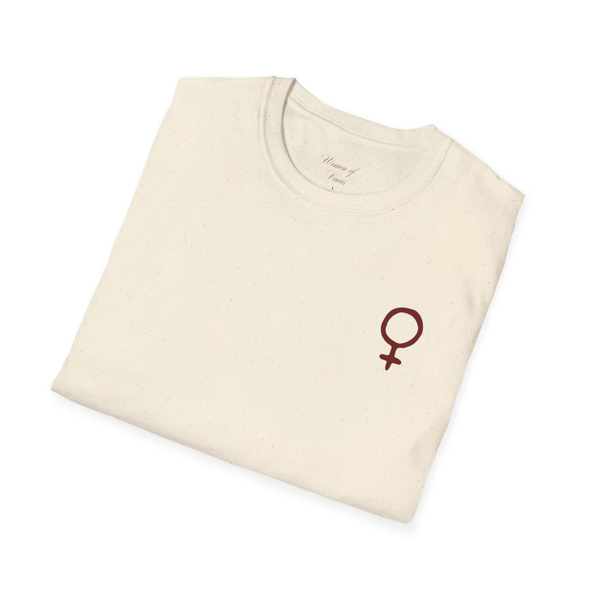 Minimal Female Symbol T-Shirt – Subtle Feminist Empowerment Tee