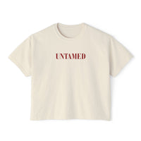 Untamed Tee | Cropped Feminine Statement T-Shirt – Wild, Sensual & Free