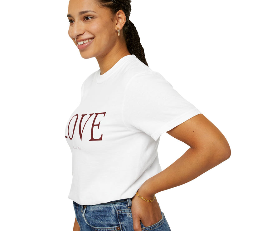 LOVE Tee | Minimalist Statement T-Shirt Celebrating Love