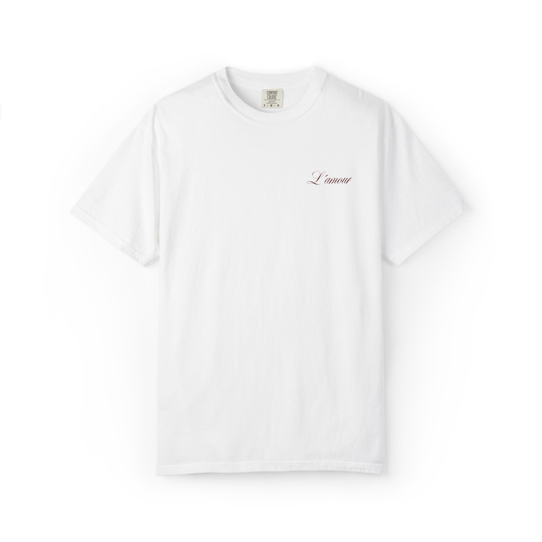 Embroidered L'amour T-shirt