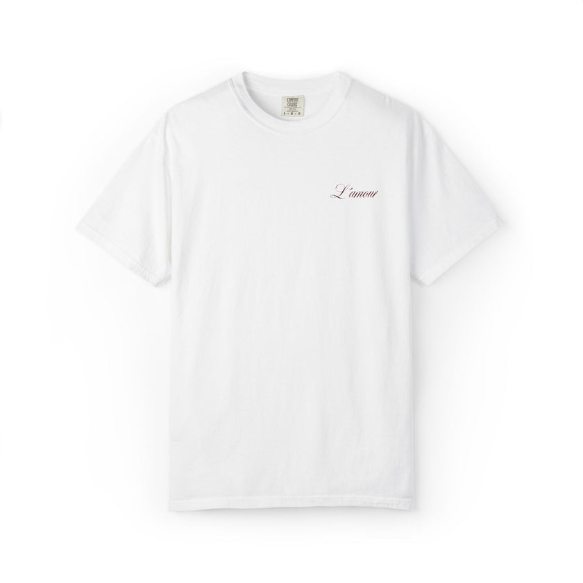 Embroidered L'amour T-shirt