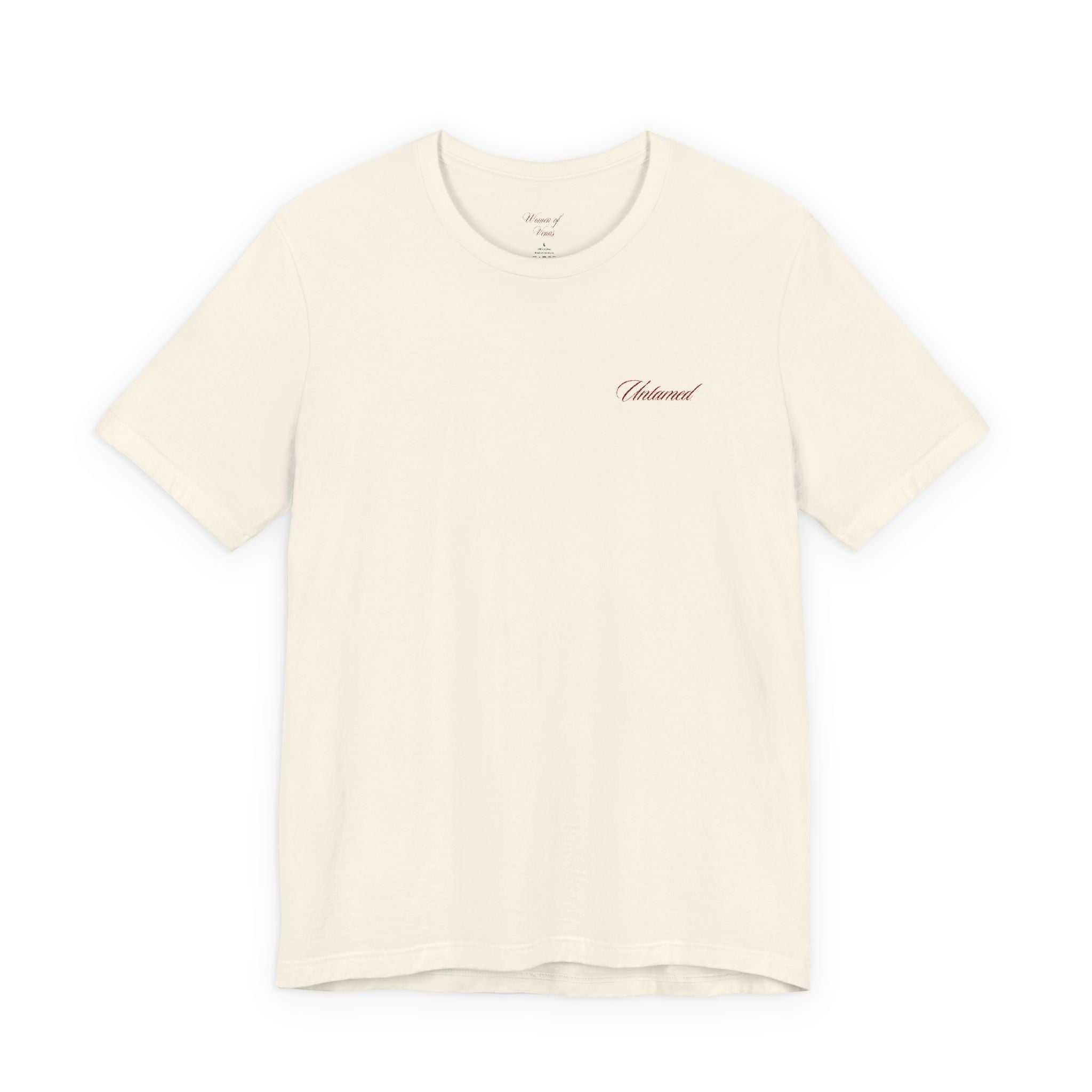Embroidered "Untamed" Minimalist Tee
