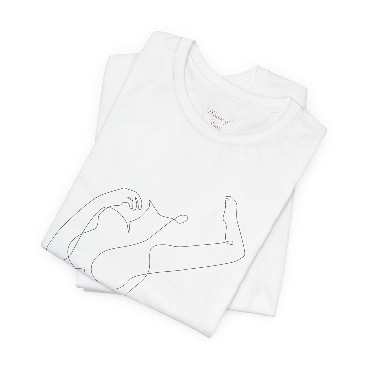Minimal Line Art Woman Graphic Tee