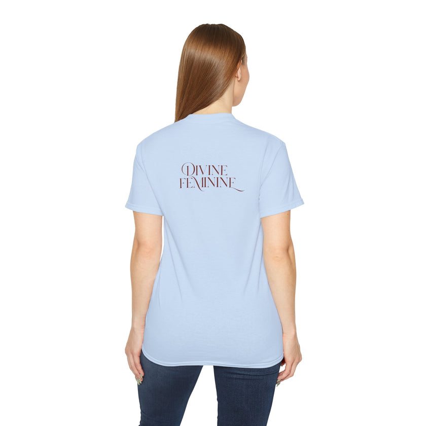 Unisex Cotton Tee - Aphrodite Divine Feminine Shell