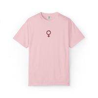 Embroidered Feminine Symbol T-Shirt