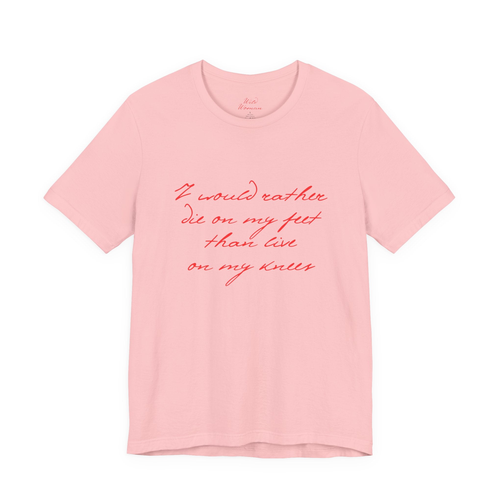 wild woman quote tee