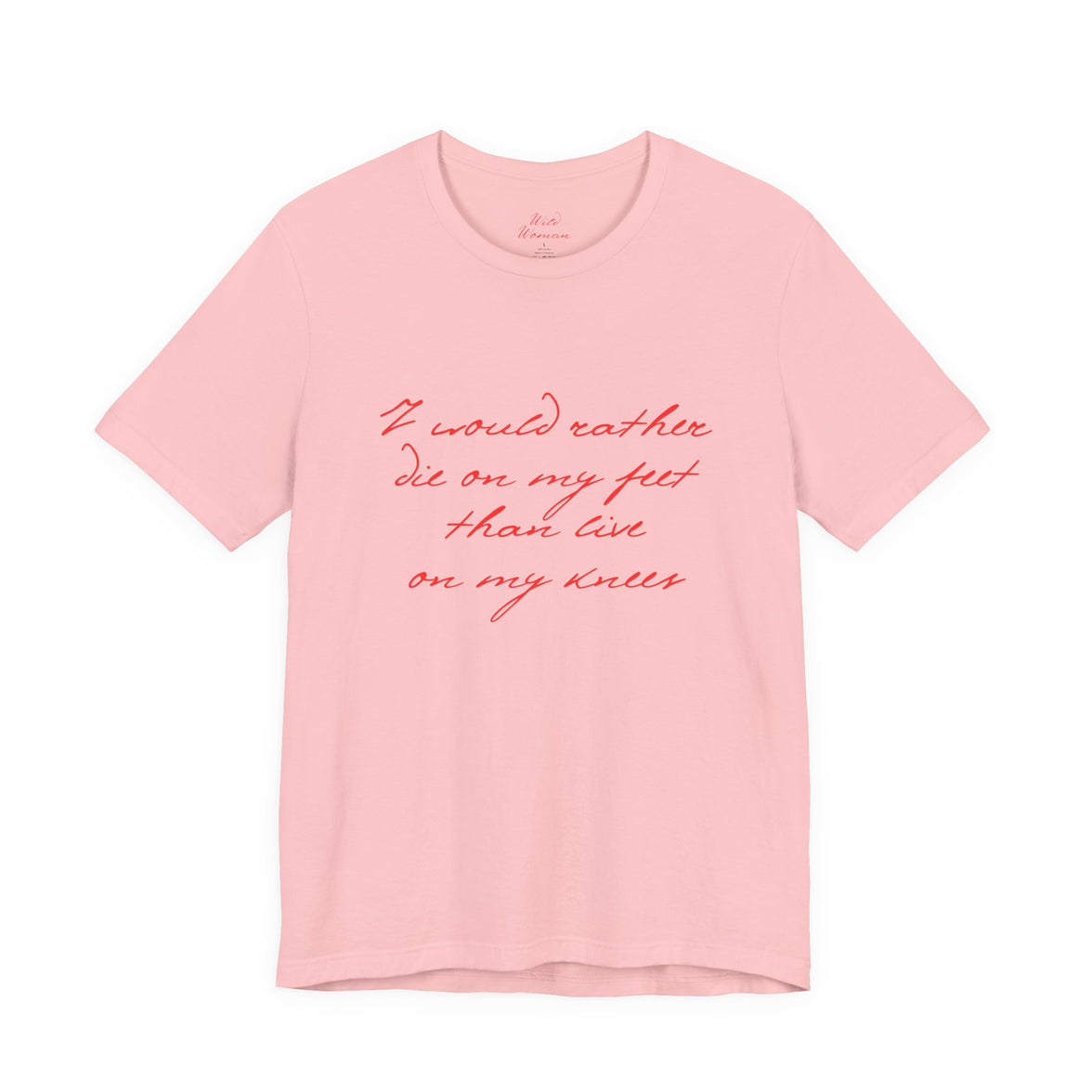 wild woman quote tee