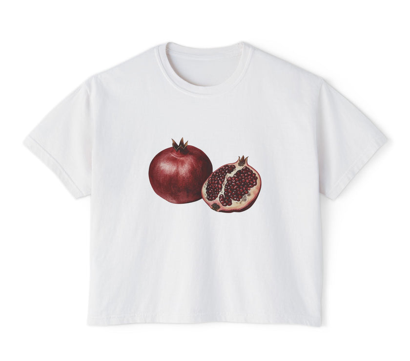 Pomegranate Boxy Tee