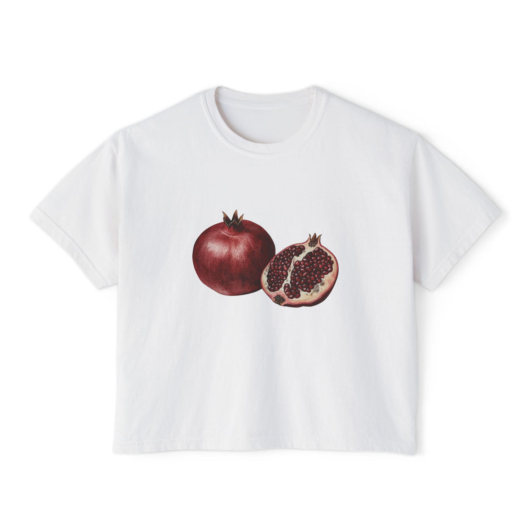 Pomegranate Boxy Tee
