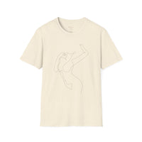 The Muse Tee – Unapologetically Feminine Line Art T-Shirt